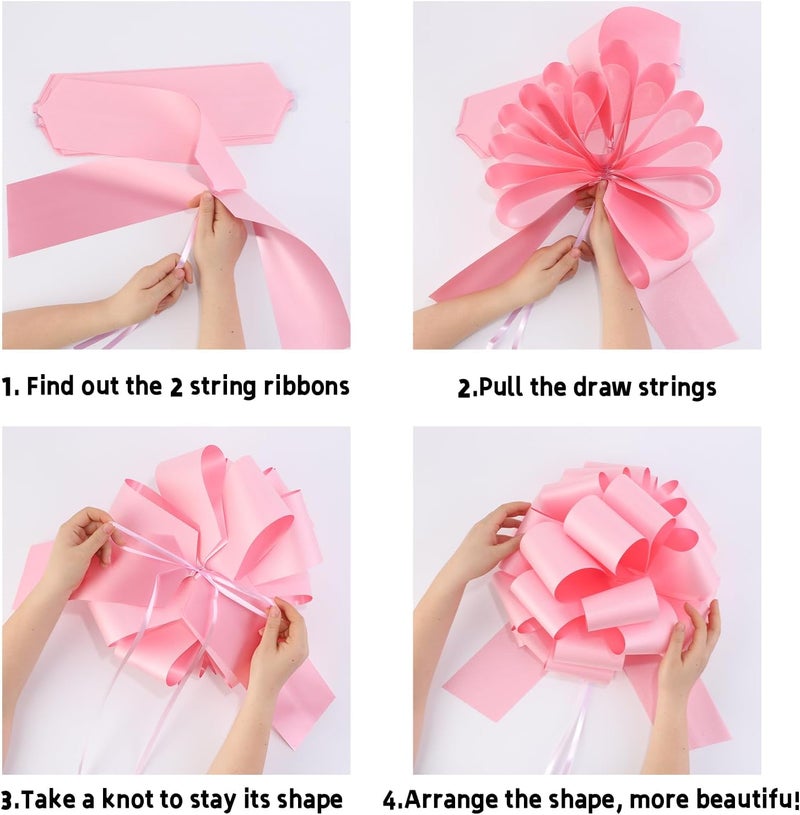 HCHENBOW 14 Inch Big Red Bow,1Pcs Big Bow for Present,Big Gift Bow for Appliances,Bikes,Table Decorations and Party Events Decoration - Image 3